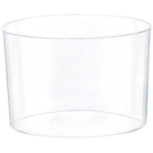 Mini Catering Round Bowls Clear Plastic 2.5oz/ 74ml