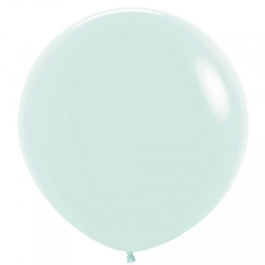 Sempertex 60cm Pastel Matte Green Latex Balloons 630, 3PK
