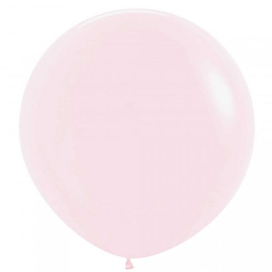 Sempertex 60cm Pastel Matte Pink Latex Balloons 609, 3PK