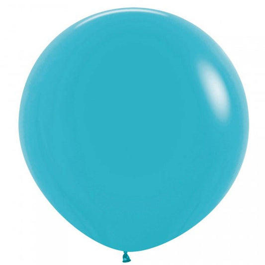 Sempertex 60cm Fashion Caribbean Blue Latex Balloons 038, 3PK