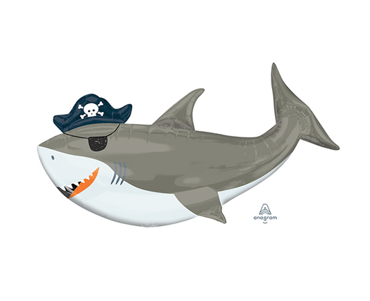 SuperShape XL Ahoy Birthday Shark P35