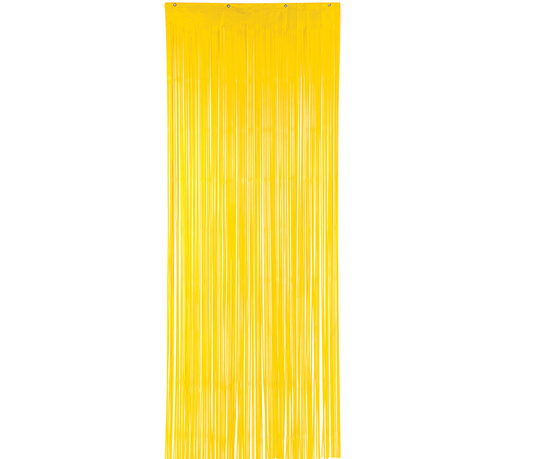 Door Curtain Metallic - Yellow