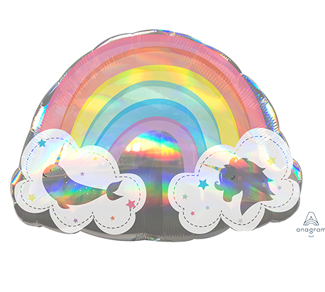 SuperShape Holographic Magical Rainbow P40