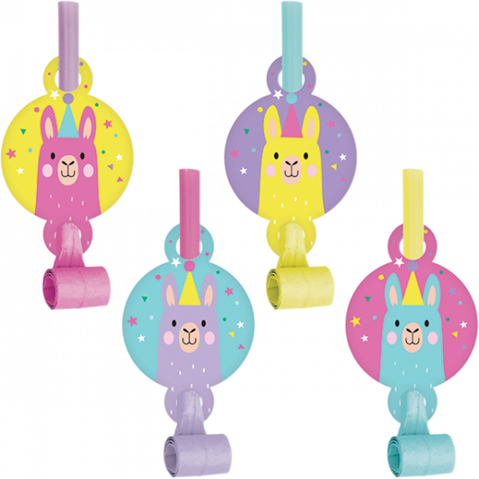 Llama Party Blowouts with Medallions