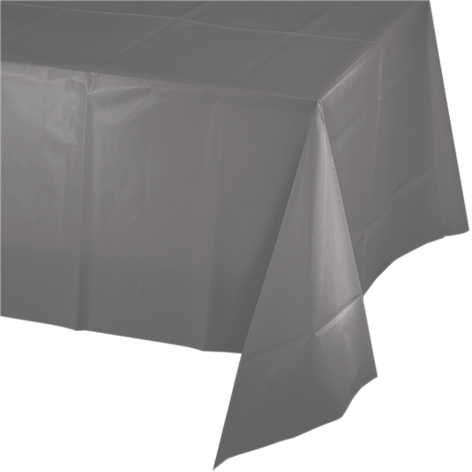 Glamour Gray Tablecover Plastic 137cm x 274cm
