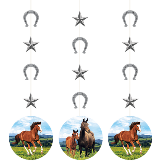 Horse and Pony Hanging String Cutouts 57cm