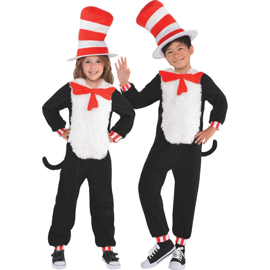 Costume Cat in the Hat Jumpsuit Set 4-6 Years