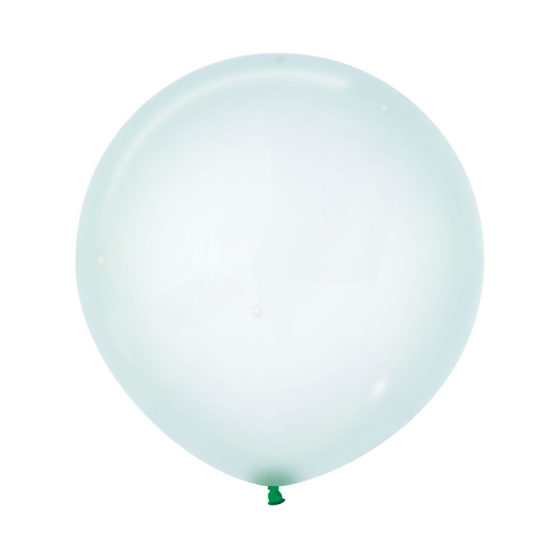 Sempertex 60cm Crystal Pastel Green Latex Balloons 331, 3PK