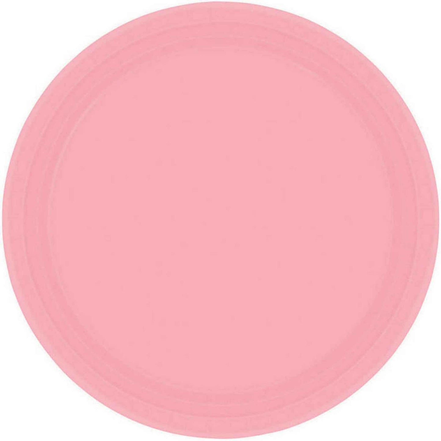 Paper Plates 9"/23cm Round 8CT - New Pink