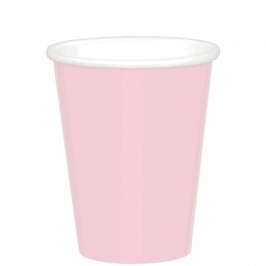 266ml Cups Paper 20 Pack - Blush Pink
