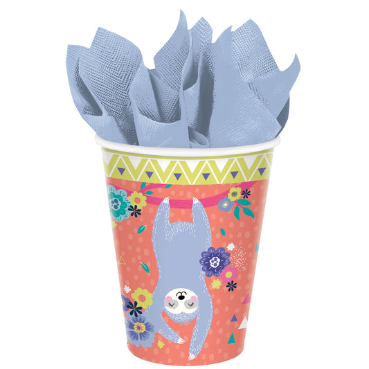 Sloth 9oz / 266ml Paper Cups