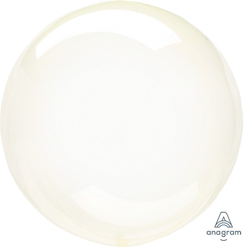 Crystal Clearz Petite Yellow Round Balloon S15