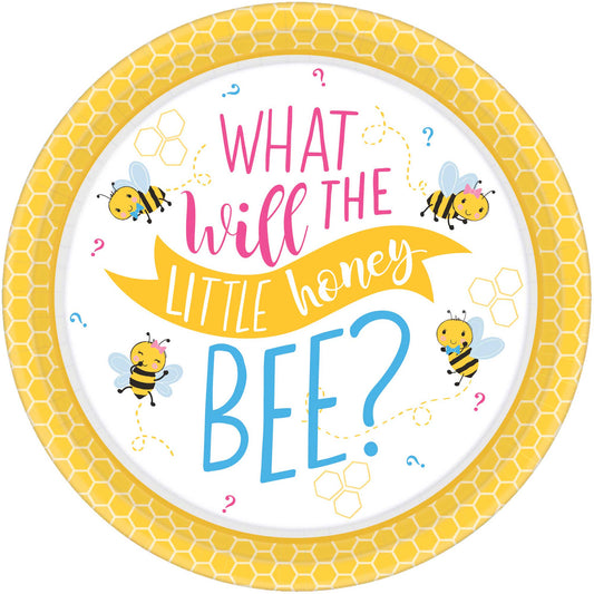 What Will It Bee? 26cm Round Paper Plates