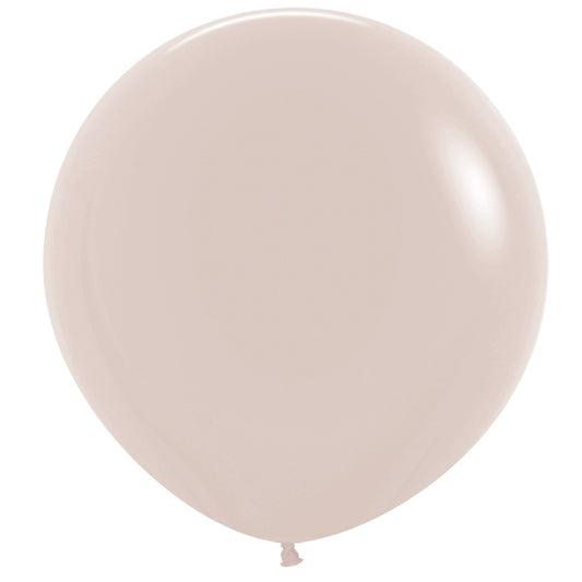 Sempertex 60cm Fashion White Sand Latex Balloons 071, 3PK