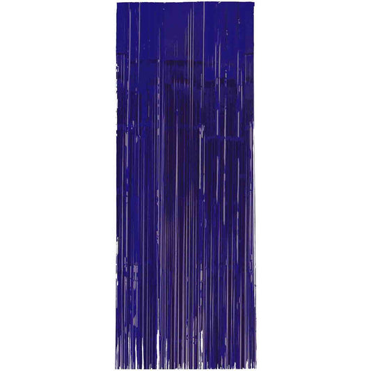 Door Curtain Metallic - Blue