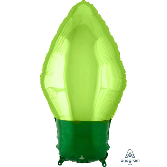 Standard Shape XL Green Christmas Light Bulb S50