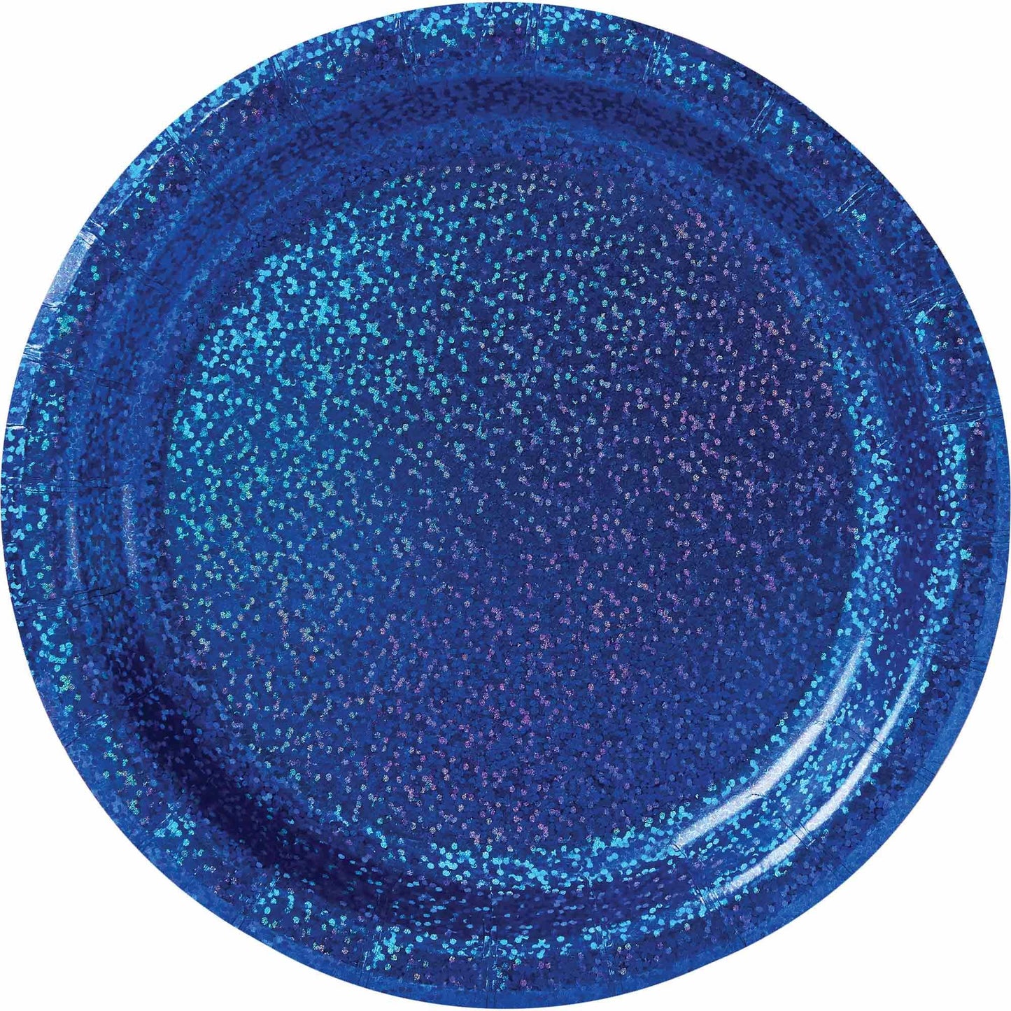 Prismatic 23cm Bright Royal Blue Round Paper Plates