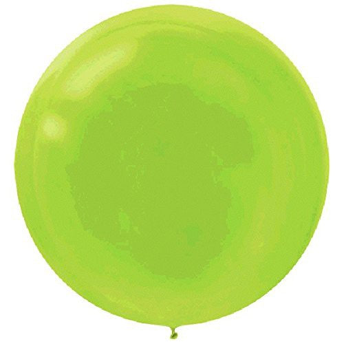 Latex Balloons 60cm 4 Pack Kiwi