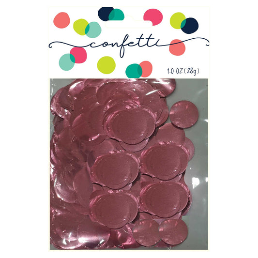 Confetti Circles Metallic Light Pink 2cm Foil 28g