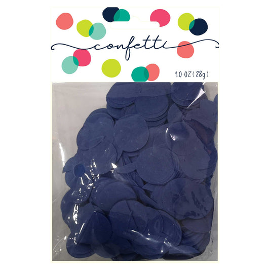 Confetti Circles Royal Blue 2cm Tissue Paper 28g
