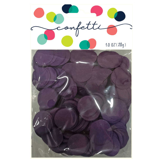 Confetti Circles Purple 2cm Tissue Paper 28g