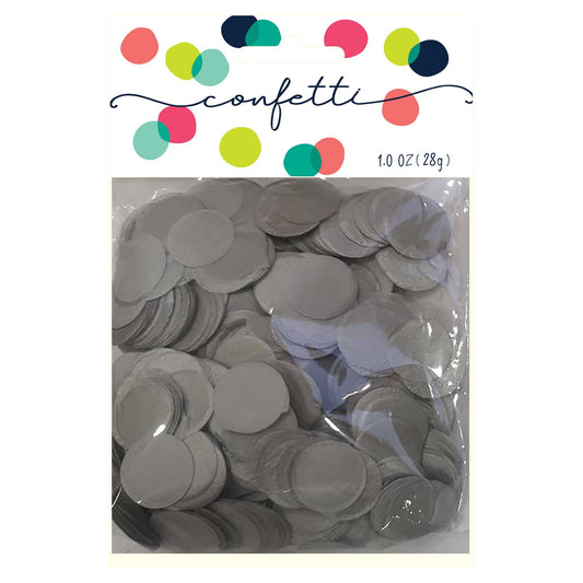 Confetti Circles Silver 2cm Premium Tissue Paper 28g