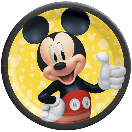 Mickey Mouse Forever 23cm Round Paper Plates