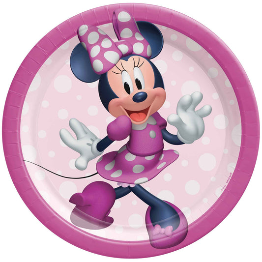 Minnie Mouse Forever 17cm Round Paper Plates