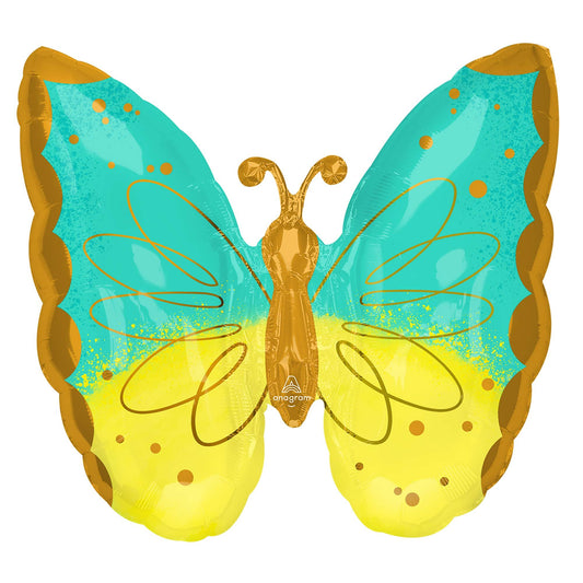 SuperShape XL Mint & Yellow Butterfly P30