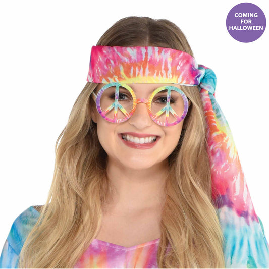 Groovy 60's Peace Sign Large Glasses