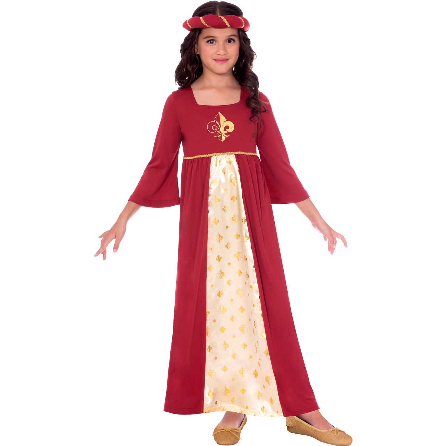Costume Tudor Princess Red Girls 10-12 Years