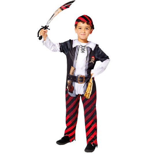 Costume Sustainable Pirate Boy 6-8 Years