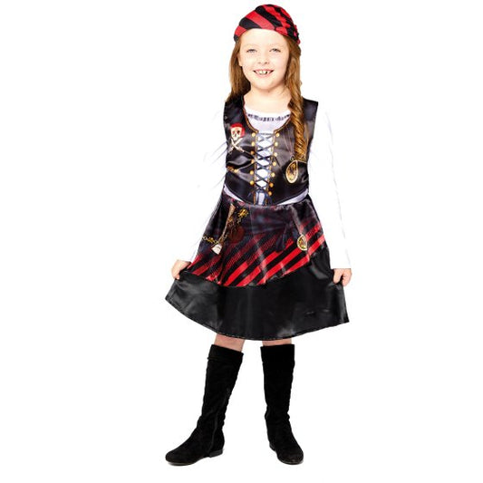 Costume Sustainable Pirate Girl 6-8 Years