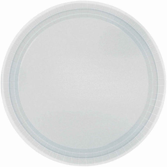 Paper Plates 17cm Round 20CT - Silver