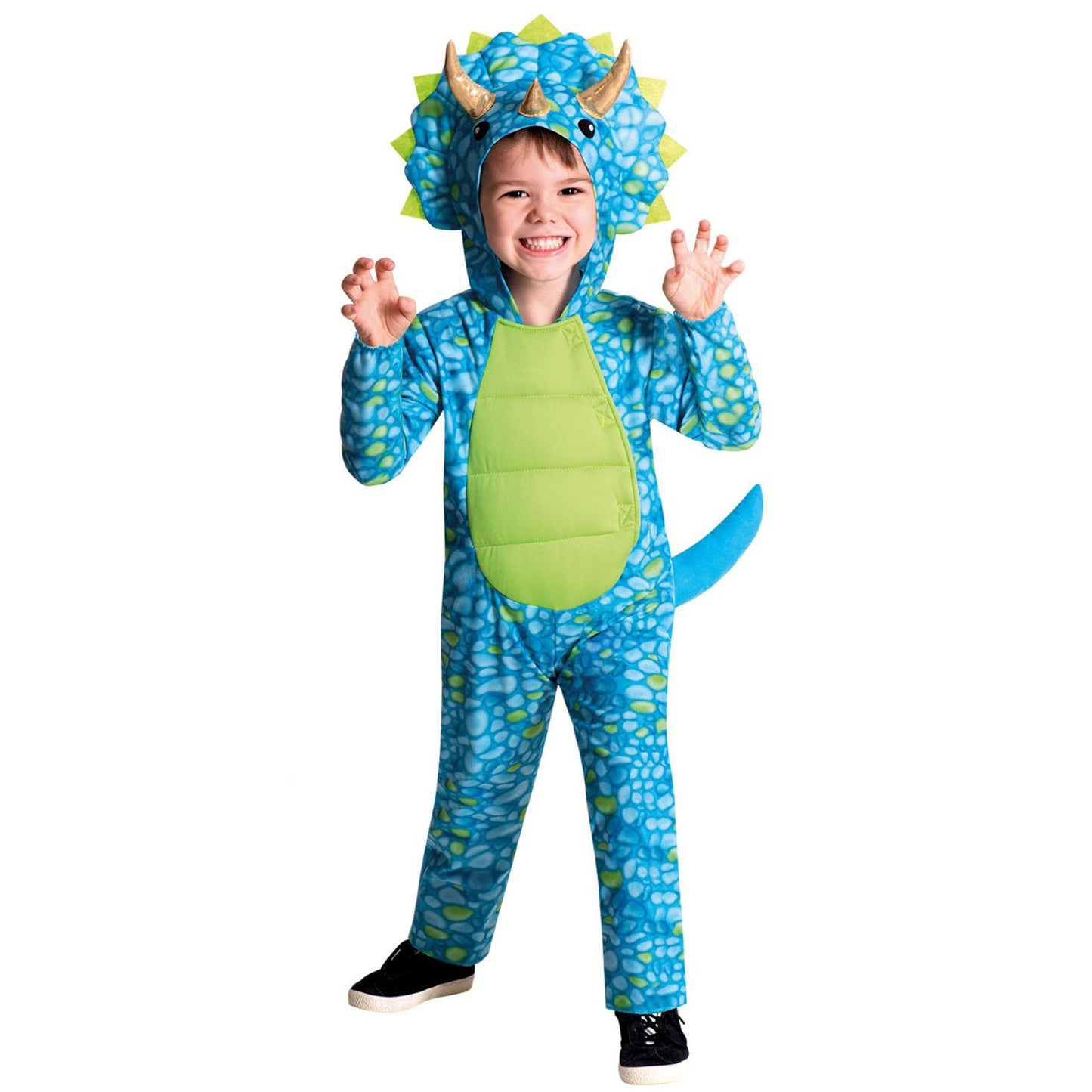 Costume Blue Dino Boys 4-6 Years