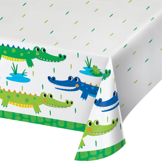 Alligator Party Tablecover All Over Print Paper 137cm x 259cm