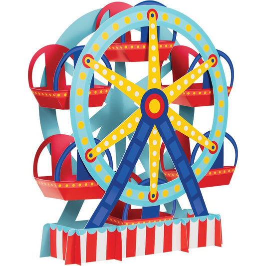 Carnival Decor Ferris Wheel Centrepiece 30cm x 38cm