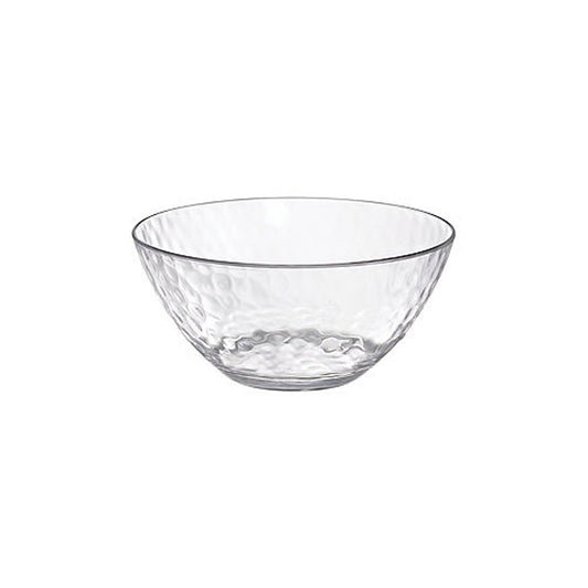 Premium Small Bowl Clear Hammered Look