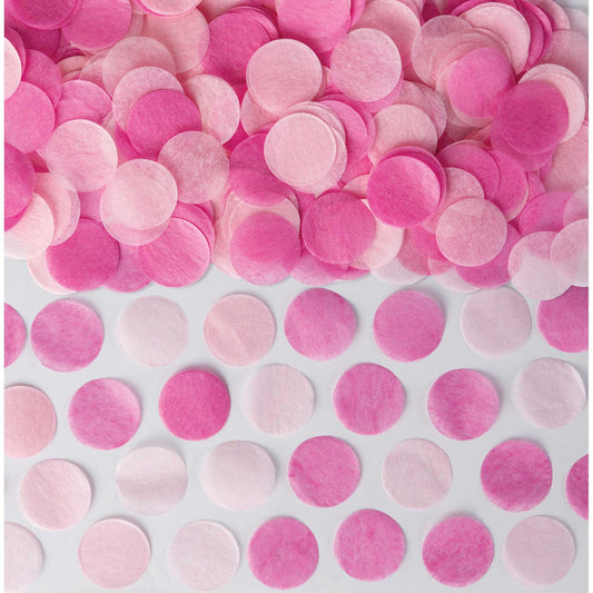 Gender Reveal Pink Tissue Confetti 22g