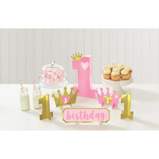 1st Birthday Girl Table Decorating Kit