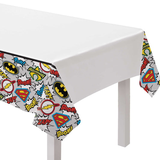 Justice League Heroes Unite Paper Tablecover