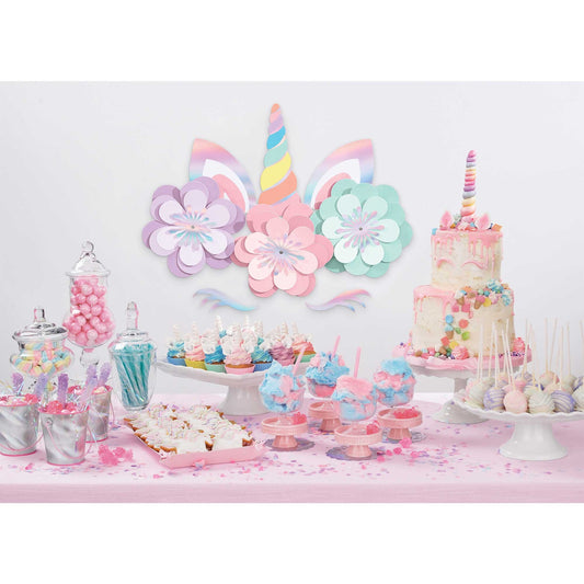 Magical Unicorn Birthday Wall Decorating Kit