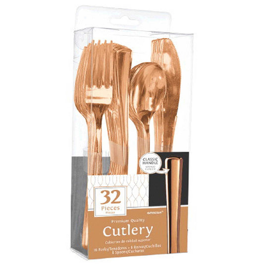 Premium Rose Gold Cutlery Set