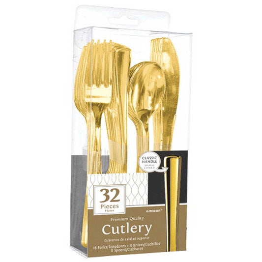 Premium Gold Cutlery Set
