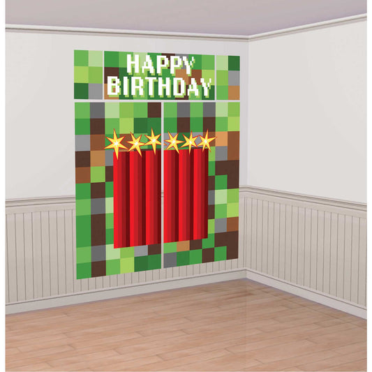 TNT Party! Scene Setter Happy Birthday Wall Decorating Kit Plastic