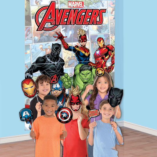 Marvel Avengers Powers Unite Scene Setter & Assorted Photo Props