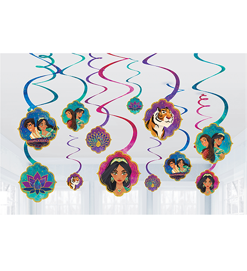Aladdin Spiral Hanging Decorations