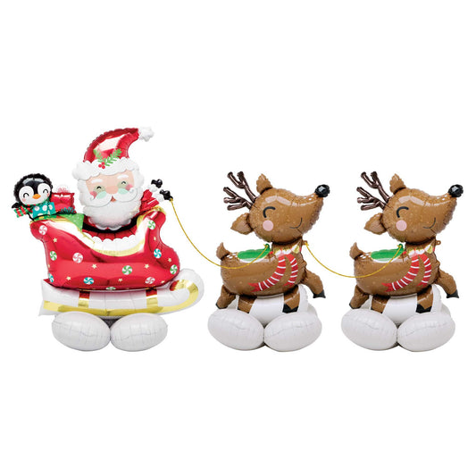 CI: AirLoonz Decor Kit Santa and Reindeers Q40