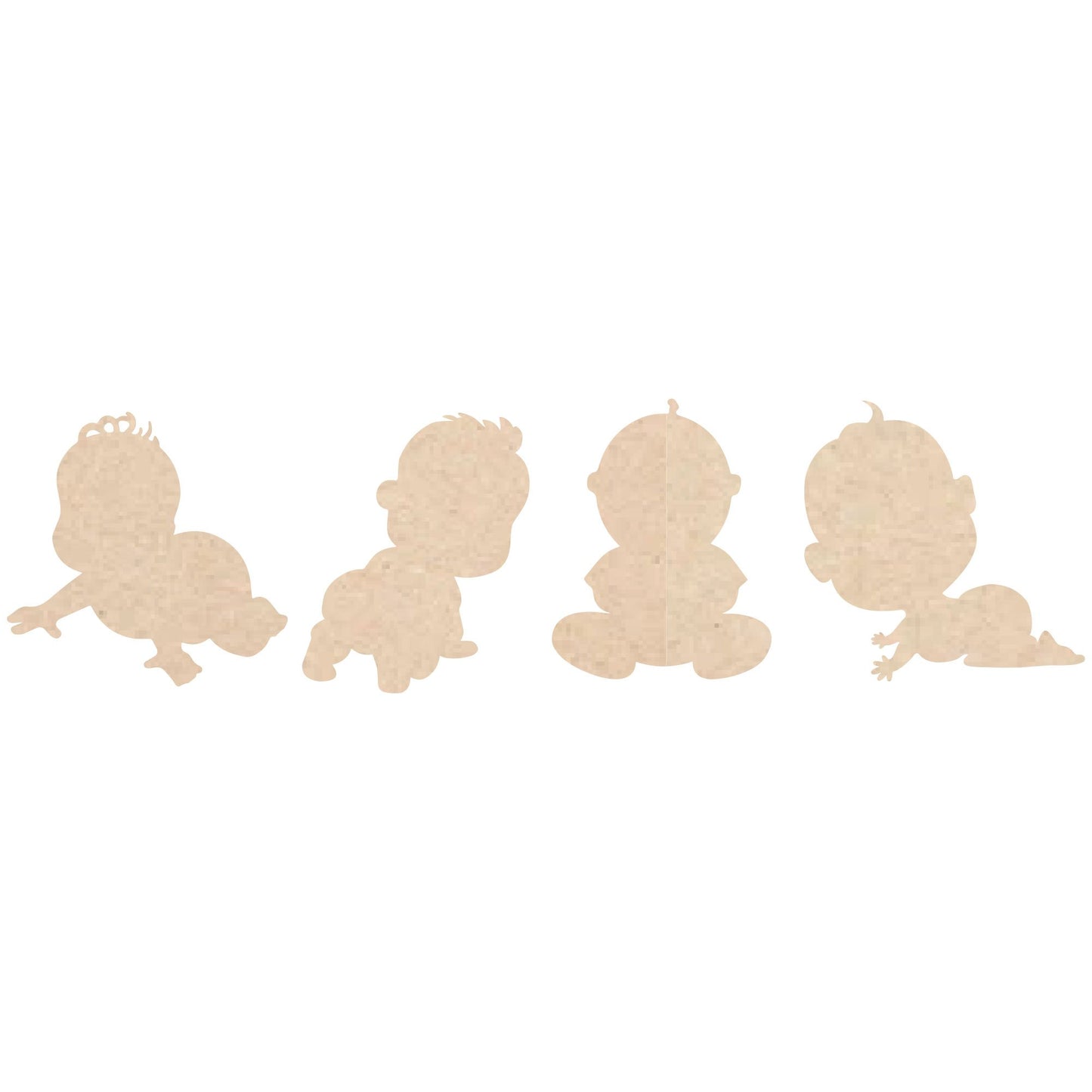 Ready to Pop MDF Baby Shape Favors