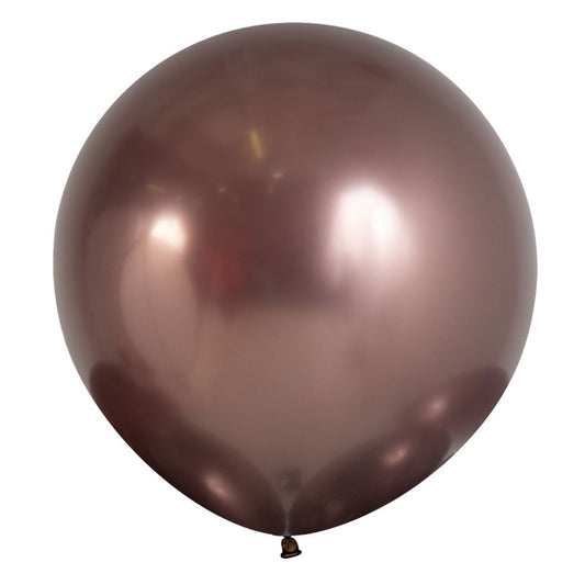 Sempertex 60cm Metallic Reflex Truffle Latex Balloons 976, 3PK